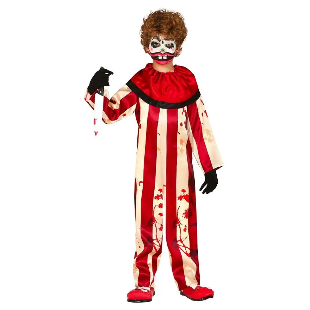 Discount Fiestas Guirca, S.L Morderisk Klovn Jumpsuit Børnekostume