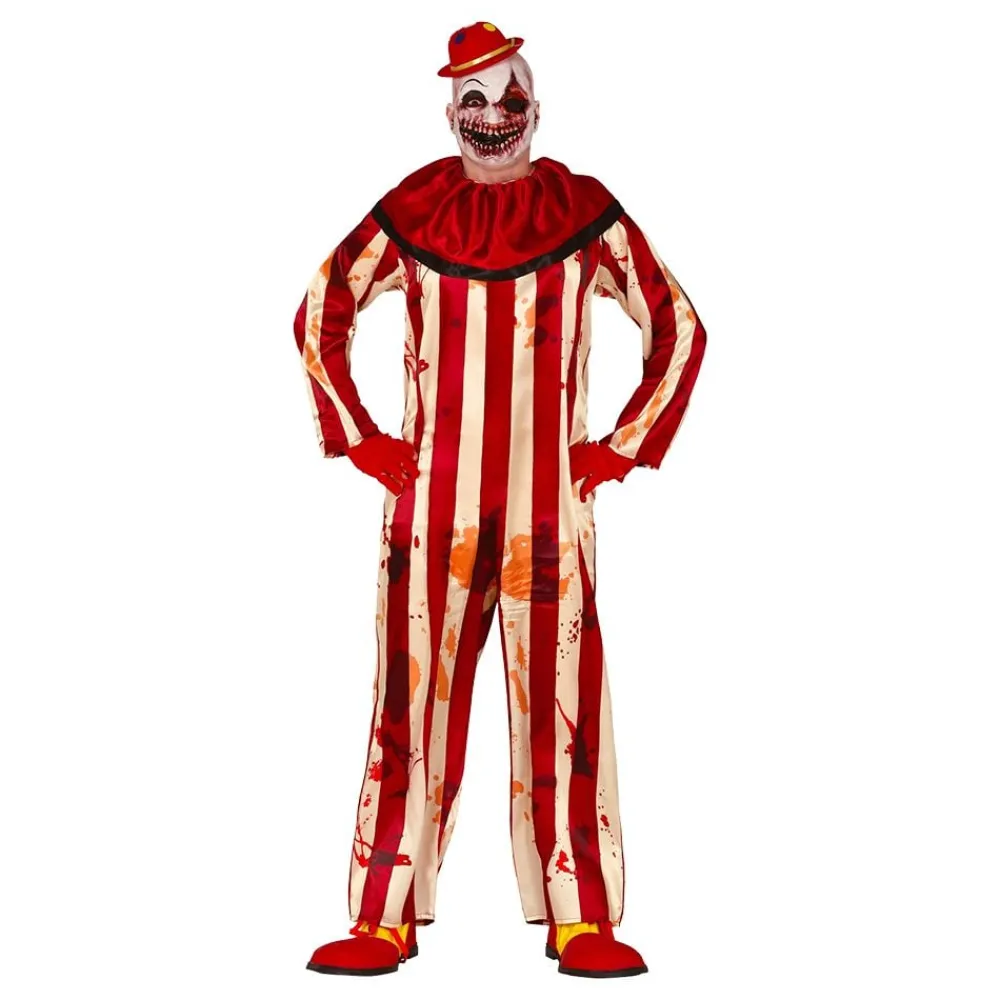 Fiestas Guirca, S.L Morderisk Klovn Jumpsuit Kostume - Udklædningskostumer|Kostumetema