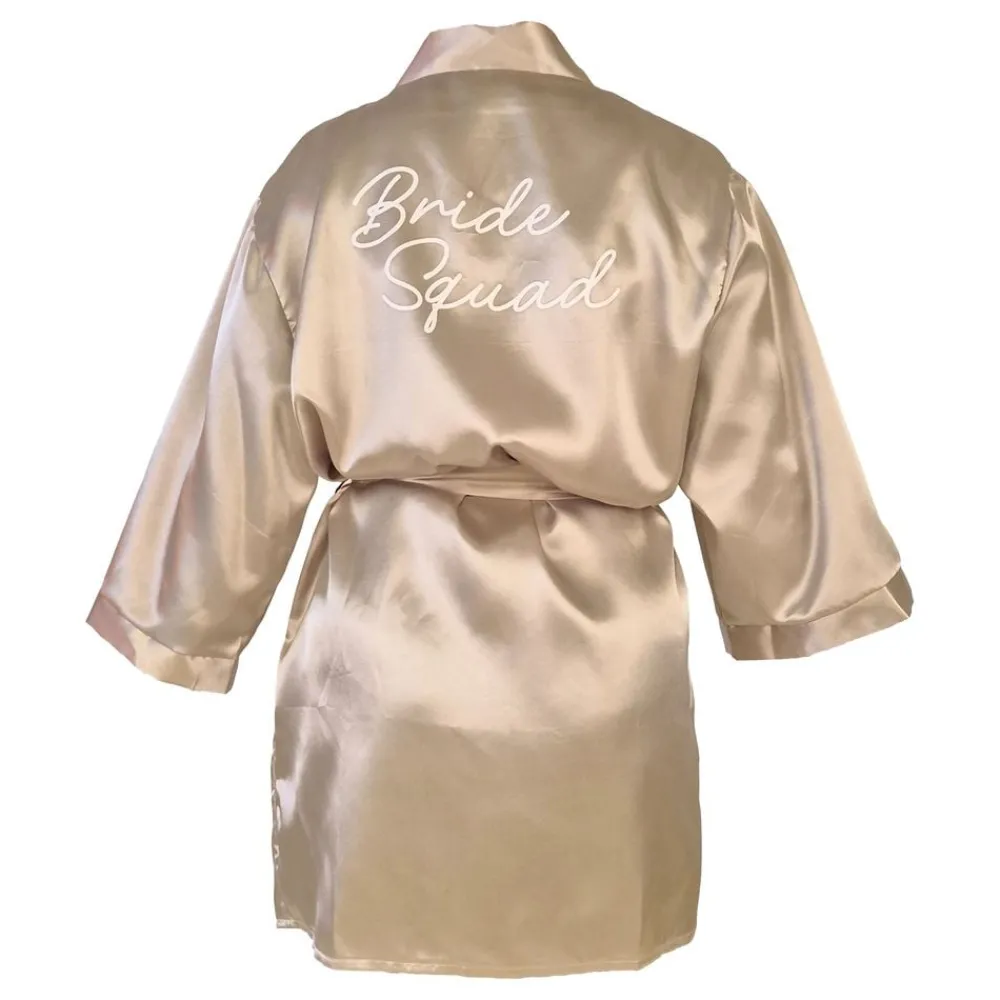 Folat B.V. Morgenkåbe Bride Squad Creme - Tøj