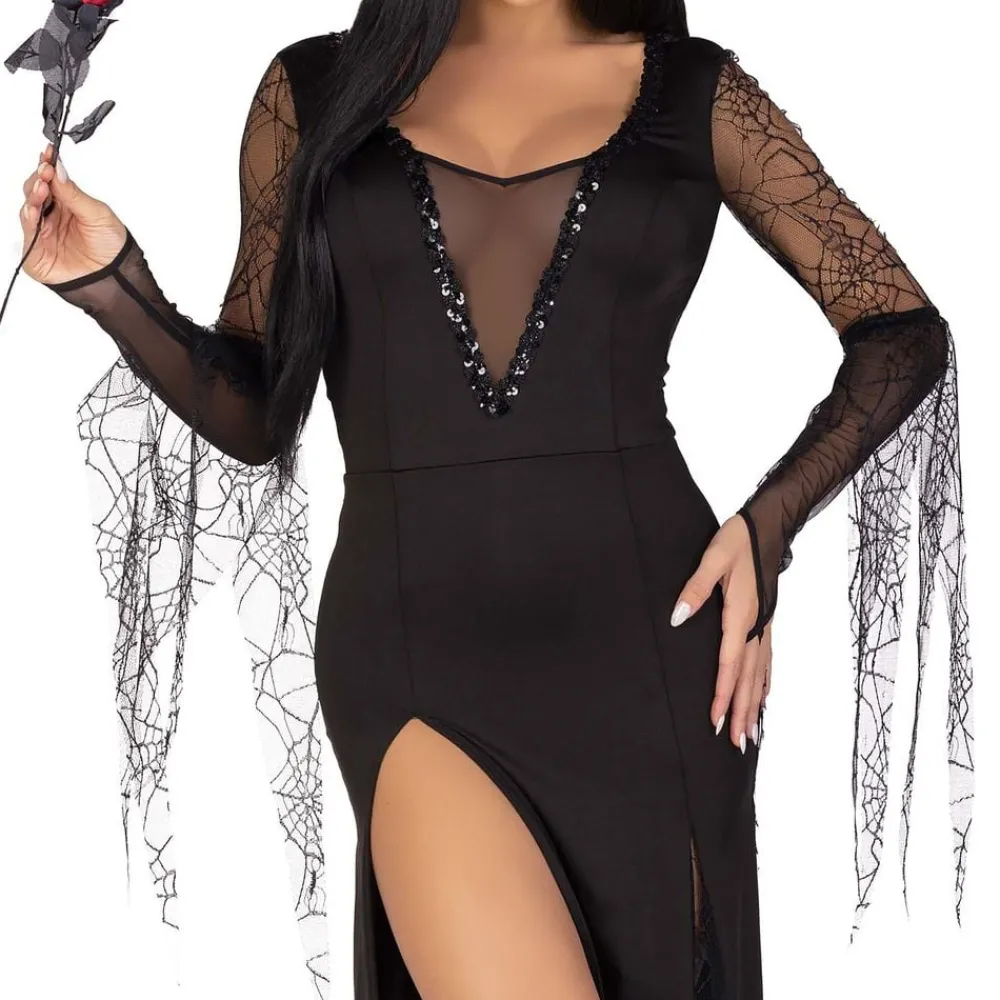Leg Avenue Europe Morticia Kostume - Udklædningskostumer|Kostumetema