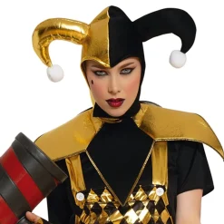 Clearance Fiestas Guirca, S.L Mørk Harlequin Dame Kostume