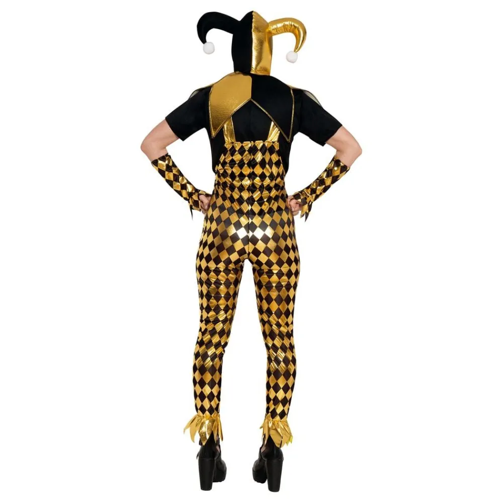 Clearance Fiestas Guirca, S.L Mørk Harlequin Dame Kostume