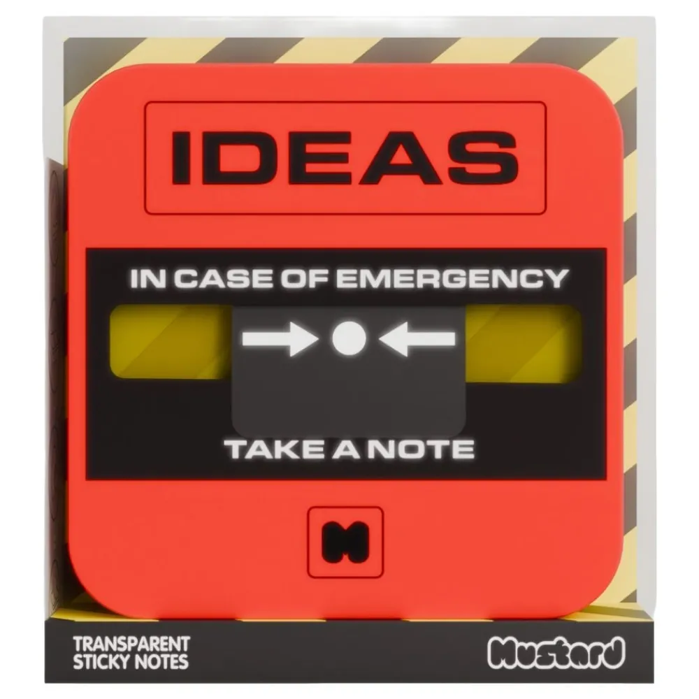New Ohlsson & Lohaven AB Mustard Emergency Sticky Notes