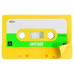 Ohlsson & Lohaven AB Mustard Kassette Sticky Notes - Spil & Leg|Hobby & Fritid