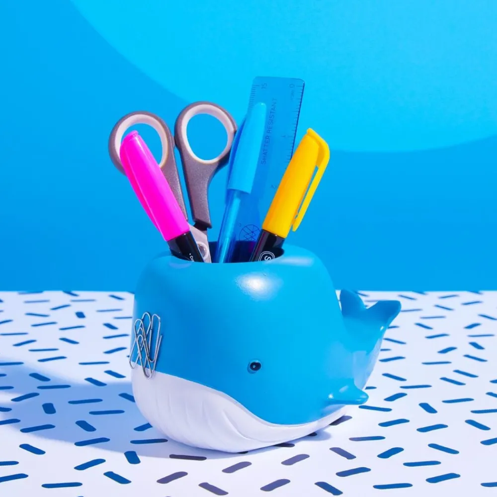New Ohlsson & Lohaven AB Mustard Moby Whale Skrivebordsorganisator