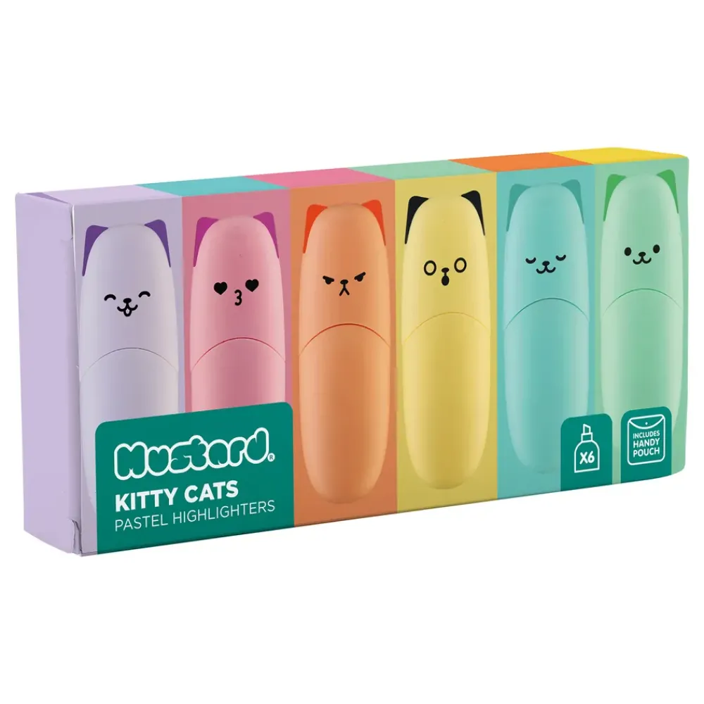 Ohlsson & Lohaven AB Mustard Overstregningstusch Kitty Cats Pastel - Spil & Leg|Hobby & Fritid