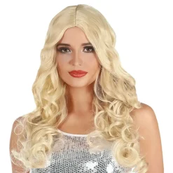 Hisab/Joker Company AB Naturlige Lokker Blond Lang Paryk - Parykker