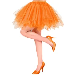 Discount Widmann S.r.l. Neonorange Tyl Nederdel