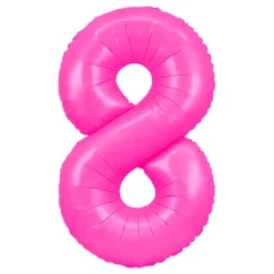 Ballongkungen AB Neonpink talballon - Balloner