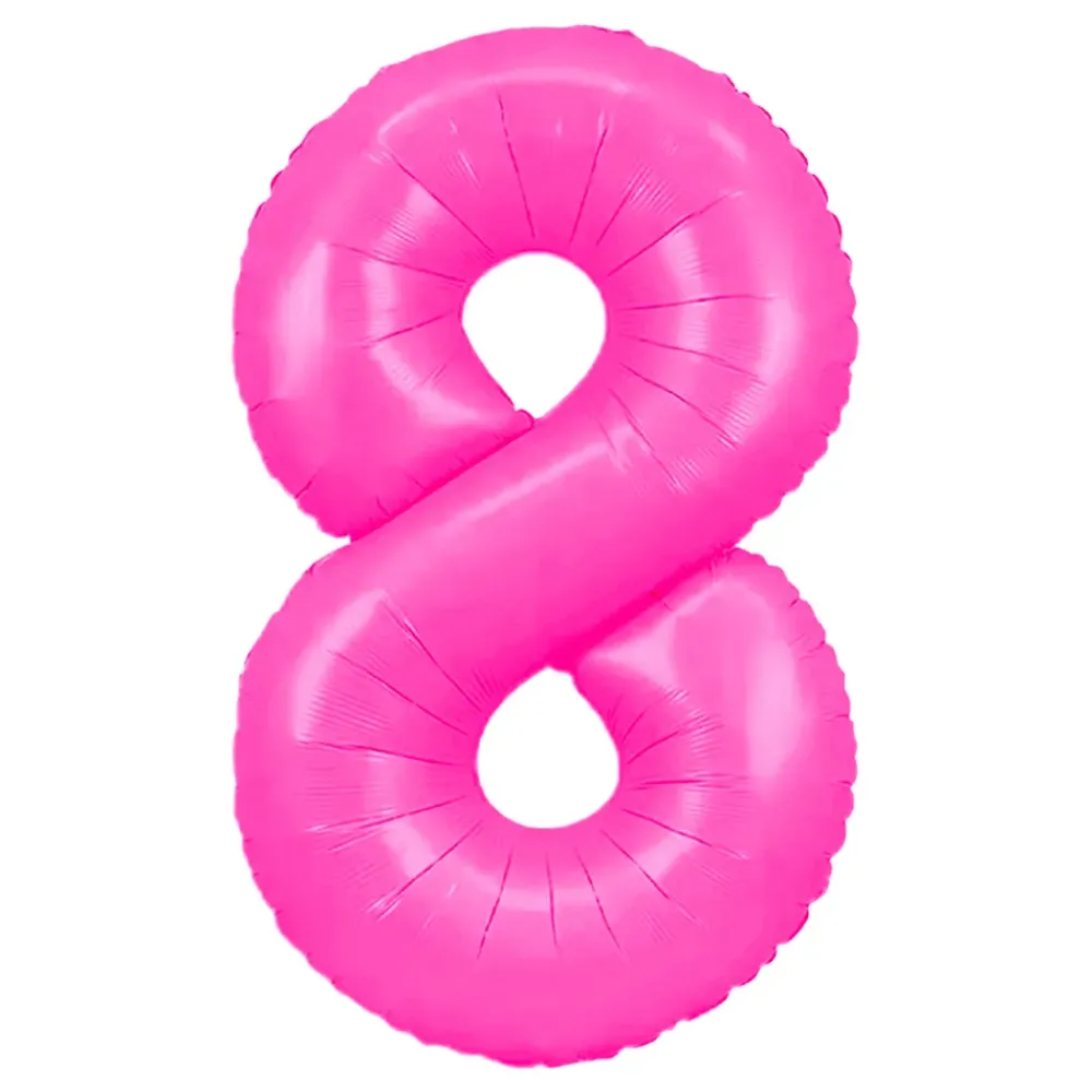 Ballongkungen AB Neonpink talballon - Balloner