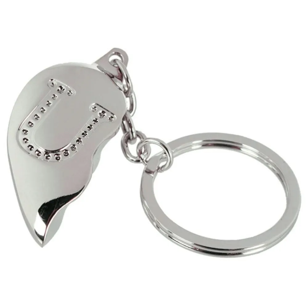 Out of the blue KG Nøglering Halvt Hjerte med Bogstav - Accessories
