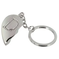 Out of the blue KG Nøglering Halvt Hjerte med Bogstav - Accessories