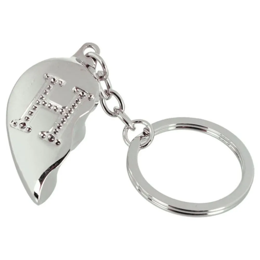 Out of the blue KG Nøglering Halvt Hjerte med Bogstav - Accessories