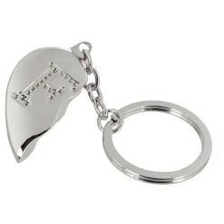 Out of the blue KG Nøglering Halvt Hjerte med Bogstav - Accessories