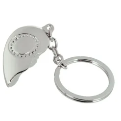 Out of the blue KG Nøglering Halvt Hjerte med Bogstav - Accessories