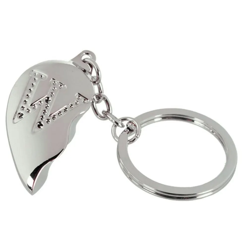 Out of the blue KG Nøglering Halvt Hjerte med Bogstav - Accessories