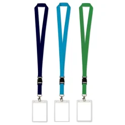 Three Sixty Degrees Ltd Nøglesnor med Plastlomme - Tilbehør|Accessories