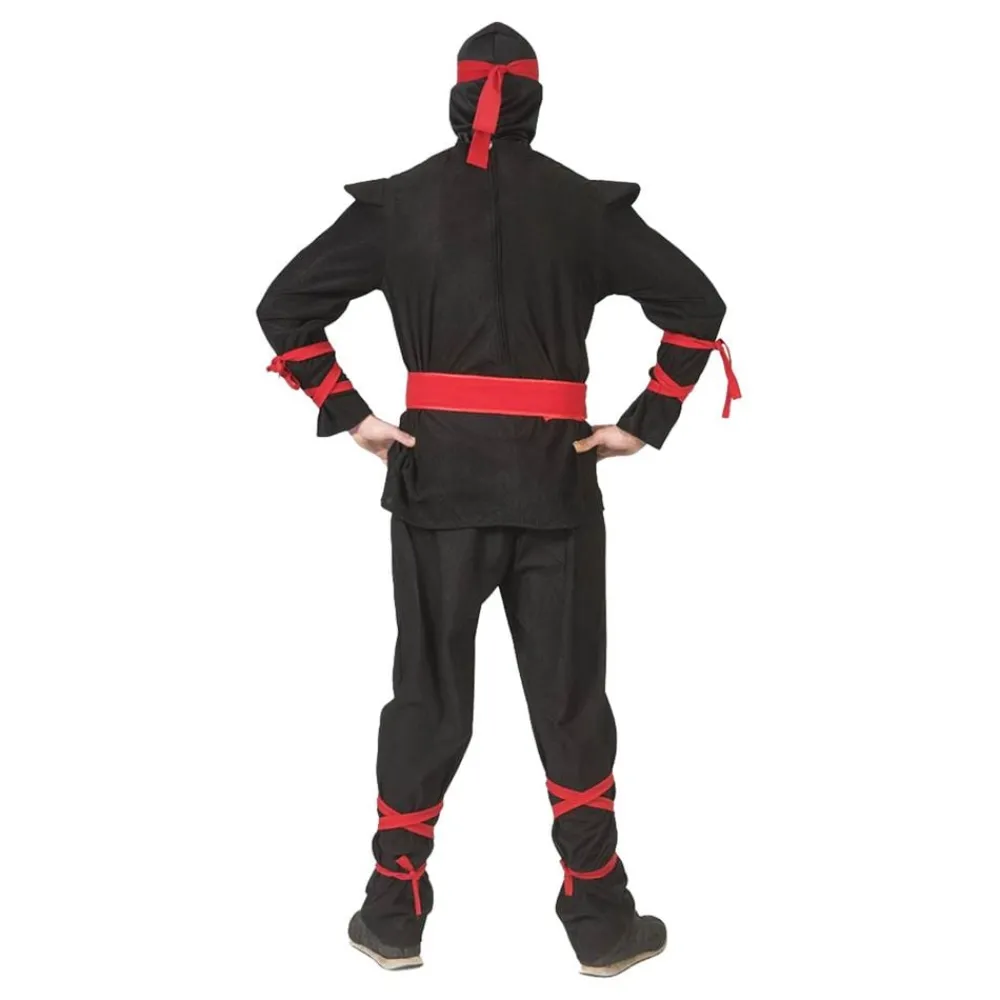 ESPA NV Ninja Sort/Rød Kostume - Udklædningskostumer|Kostumetema