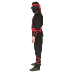 ESPA NV Ninja Sort/Rød Kostume - Udklædningskostumer|Kostumetema
