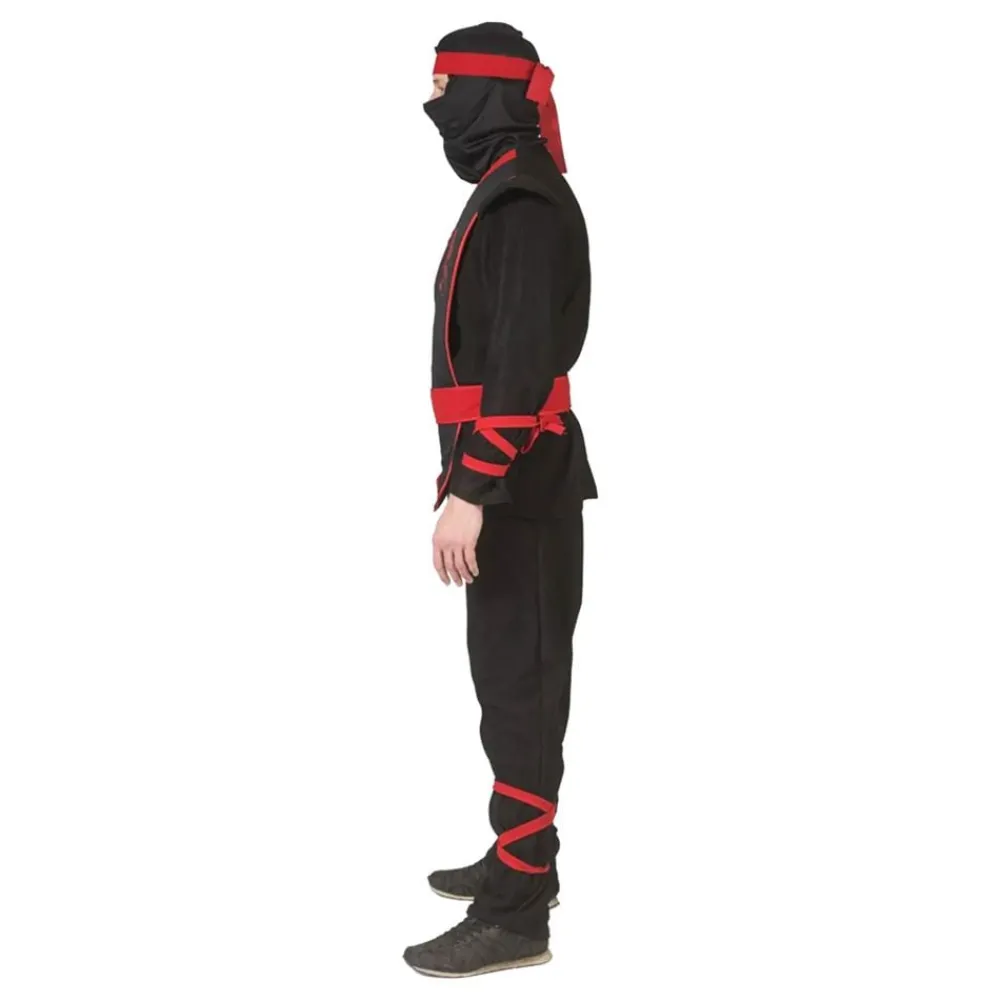 ESPA NV Ninja Sort/Rød Kostume - Udklædningskostumer|Kostumetema