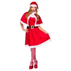 Wicked Costumes Ltd Nissemor med Kappe Juledragt - Udklædningskostumer|Kostumetema