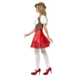 Rubies Netherland B.V. Oktoberfest Kjole Hvid/Rød Kostume - Udklædningskostumer|Kostumetema