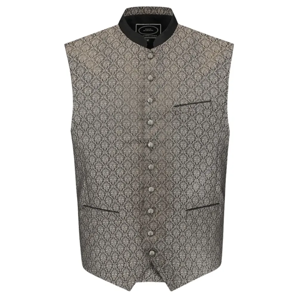 Discount Hisab/Joker Company AB Oktoberfestvest Jacquard Grå