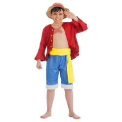 CHAKS One Piece Luffy™ Børnekostume - Udklædningskostumer|Kostumetema