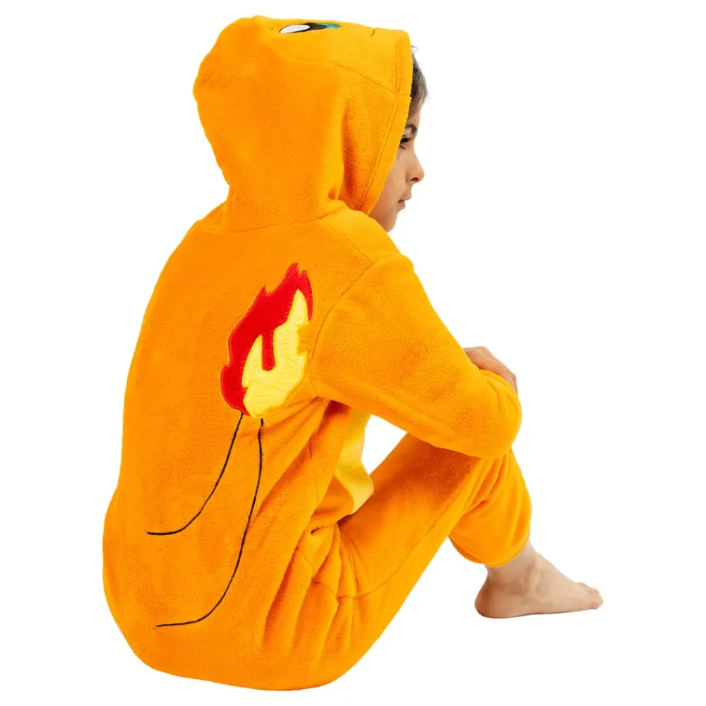 Reithmüller Europe GmbH Onesie Pokémon Charizard™ Børnekostume - Tøj|Udklædningskostumer