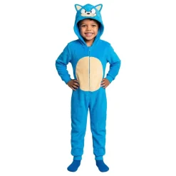 Reithmüller Europe GmbH Onesie Sonic the Hedgehog Børnekostume - Tøj|Udklædningskostumer