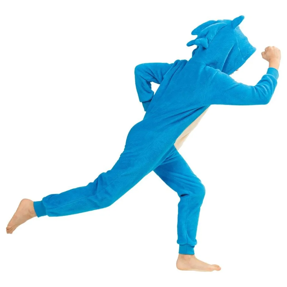 Reithmüller Europe GmbH Onesie Sonic the Hedgehog Børnekostume - Tøj|Udklædningskostumer