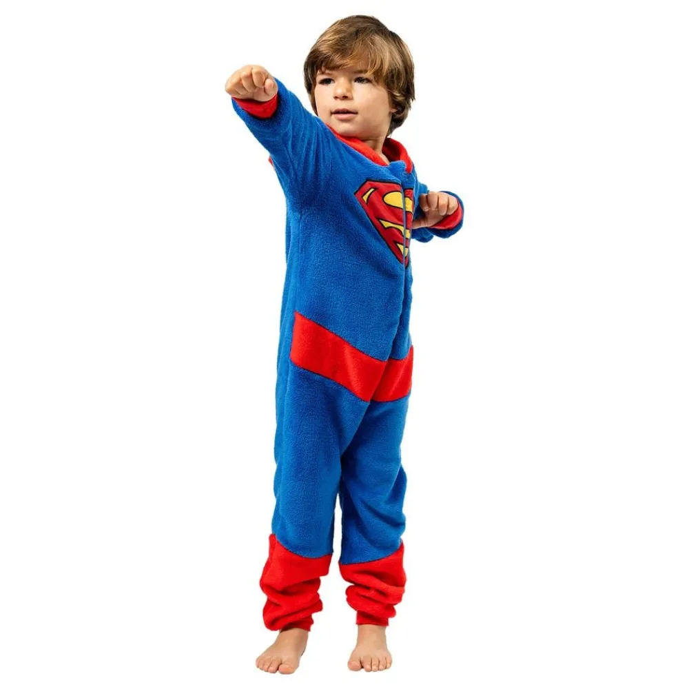 Reithmüller Europe GmbH Onesie Superman™ Børnekostume - Tøj|Udklædningskostumer