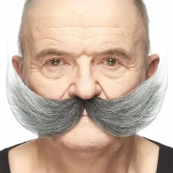 Hot Butterick's AB Opfinder moustache sort/hvid