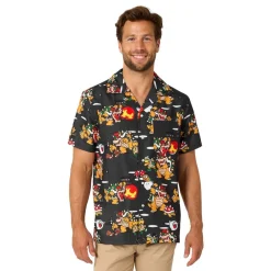 Oppo Merchandise Group B.V. OppoSuits Bowsers Mayhem Skjorte - Tøj|Udklædningskostumer