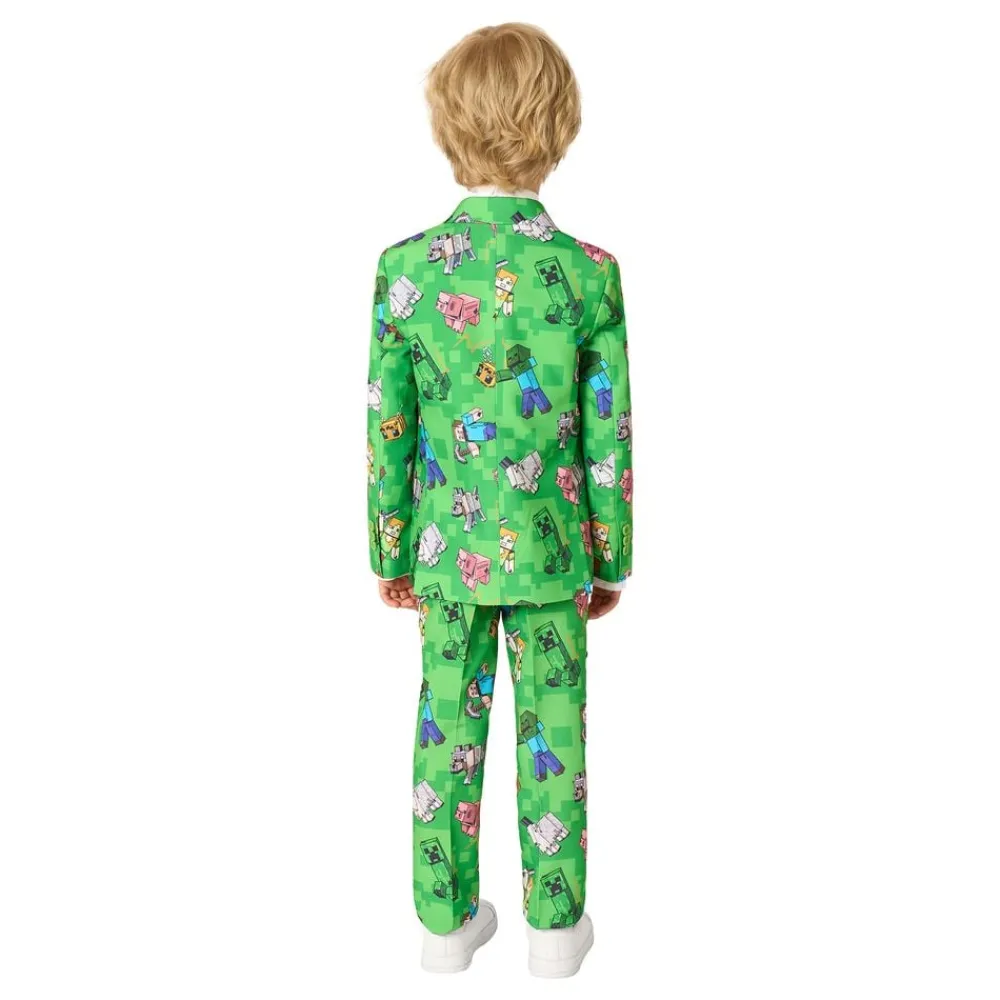 Oppo Merchandise Group B.V. OppoSuits Boys Minecraft Jakkesæt - Tøj|Udklædningskostumer