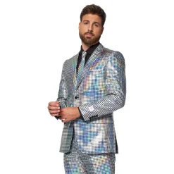 Oppo Merchandise Group B.V. OppoSuits Discokugle Jakkesæt - Tøj|Udklædningskostumer