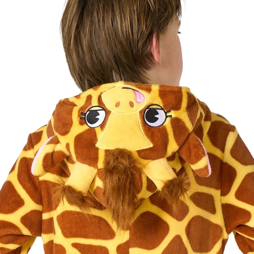 Oppo Merchandise Group B.V. OppoSuits Giraf Børne Onesie - Tøj|Udklædningskostumer