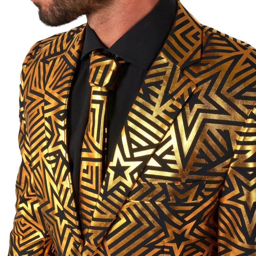 New Oppo Merchandise Group B.V. OppoSuits Golden Geo Star Jakkesæt