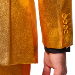 Oppo Merchandise Group B.V. OppoSuits Groovy Guldkostume - Tøj|Udklædningskostumer