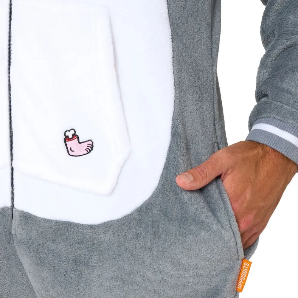 Oppo Merchandise Group B.V. OppoSuits Haj Onesie - Tøj|Udklædningskostumer