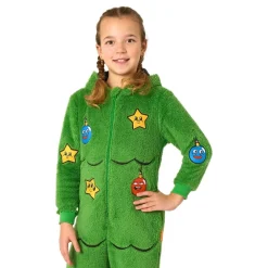 Oppo Merchandise Group B.V. OppoSuits Juletræ Børne Onesie - Tøj|Udklædningskostumer