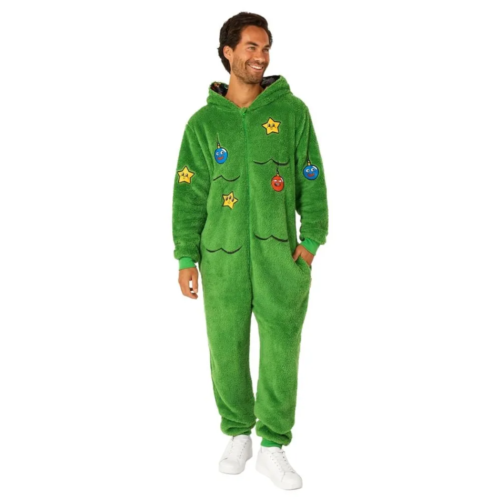 Oppo Merchandise Group B.V. OppoSuits Juletræs Onesie - Tøj|Udklædningskostumer