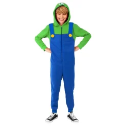 Oppo Merchandise Group B.V. OppoSuits Luigi Onesie Børn - Tøj|Udklædningskostumer