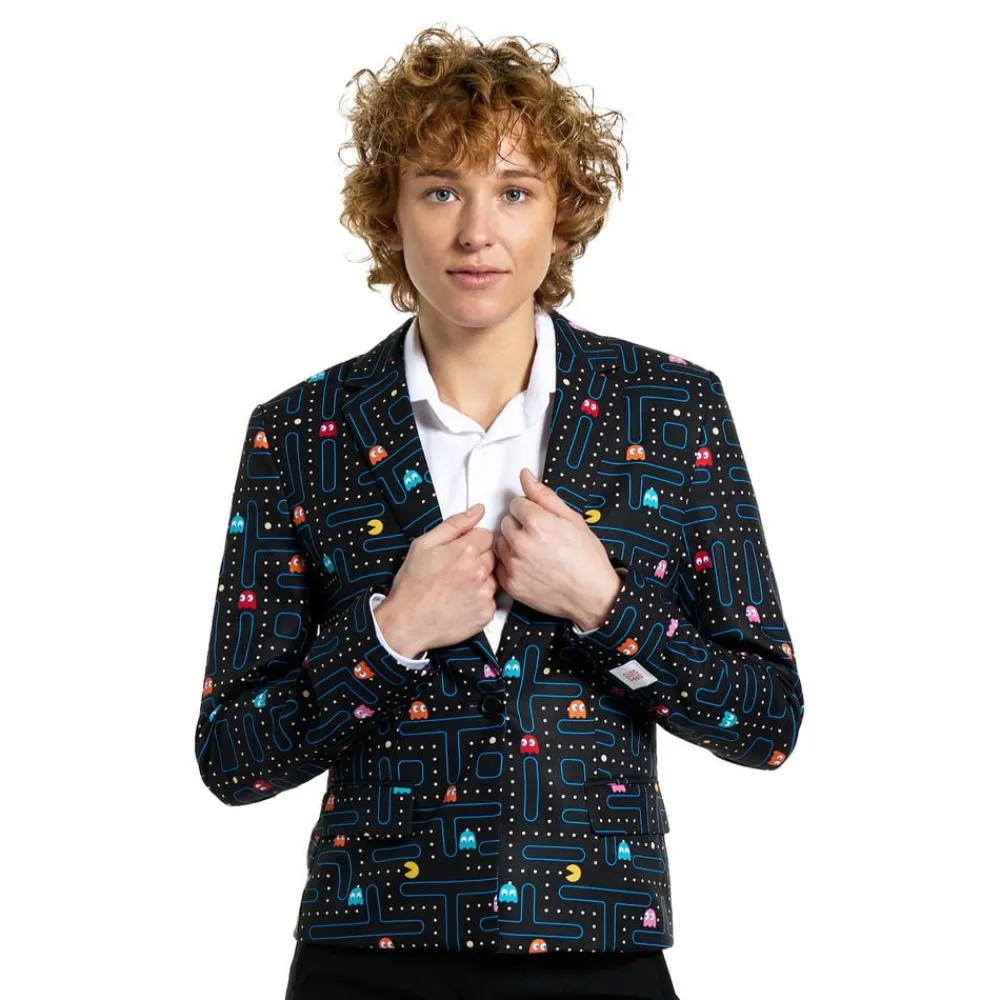 Oppo Merchandise Group B.V. OppoSuits Madam Pac-Man Dame Blazer - Tøj|Udklædningskostumer