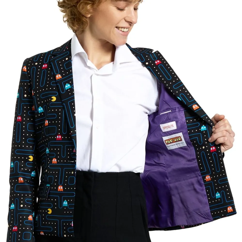 Oppo Merchandise Group B.V. OppoSuits Madam Pac-Man Dame Blazer - Tøj|Udklædningskostumer