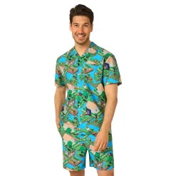 Oppo Merchandise Group B.V. OppoSuits Minecraft Overworld Shorts Jakkesæt - Tøj|Udklædningskostumer