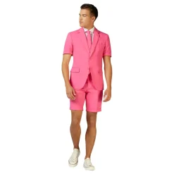 Oppo Merchandise Group B.V. OppoSuits Mr. Pink Jakkesæt med Shorts - Tøj|Udklædningskostumer