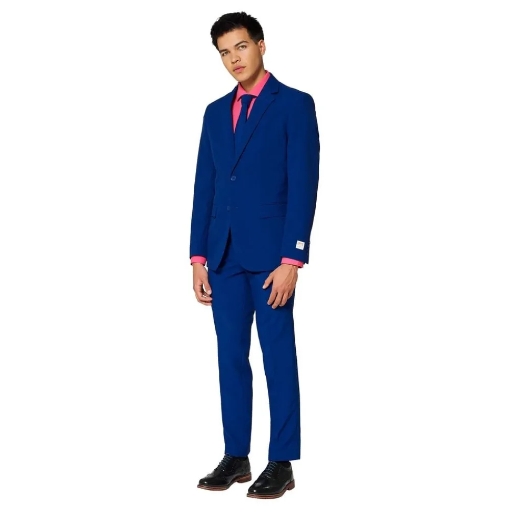 Oppo Merchandise Group B.V. OppoSuits Navy Royale Jakkesæt - Tøj|Udklædningskostumer