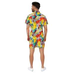 Oppo Merchandise Group B.V. OppoSuits Pika Pikachu Shorts Jakkesæt - Tøj|Udklædningskostumer