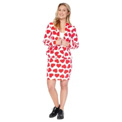 Oppo Merchandise Group B.V. OppoSuits Queen of Hearts Kostume - Tøj|Udklædningskostumer